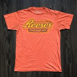 Orange ‘Reese’s Peanut Butter Cups’ Graphic Logo Tee